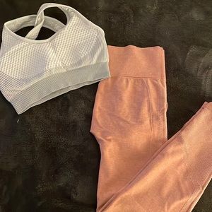 Shein sports bra and leggings
